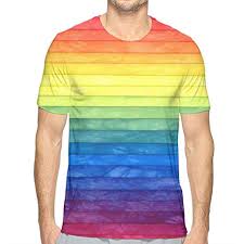 Amazon Com Flying Xie Males Rainbow Fashion 3d Creative
