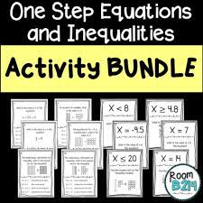 Inequalities Activity Bundle Teks 6 10