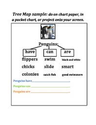 Penguins Tree Chart Writing Activity And Craft