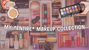 entire makeup collection vanity tour