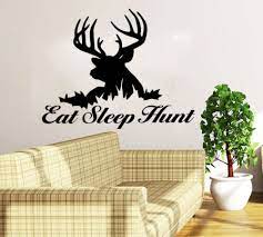 Deer Hunting Wall Decal E Eat Sleep