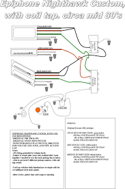 Thank you utterly much for downloading epiphone lp wiring diagram.maybe you have knowledge that, people have see numerous period for their favorite. Gear Pickup Diagram For Epiphone Nighthawk Custom Reissue Guitar