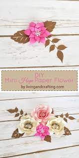diy mini hope paper flower with free