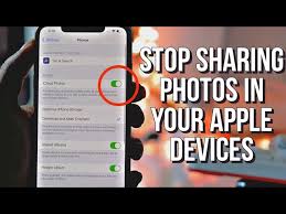 stop sharing photos between ios devices