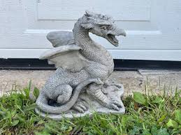 Dragon Cement Statue For Mythical
