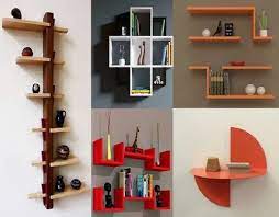 Polished Teak Wooden Corner Shelf 4