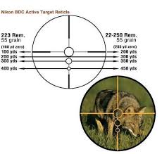 Nikon 3 9x40 Bdc Active Target Predator Special Riflescope
