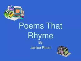 ppt poems that rhyme powerpoint