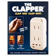 The Clapper Wireless Sound Activated On Off Switch With Clap Detection As Seen On Tv Walmart Com Walmart Com