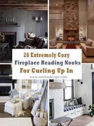 extremely cozy fireplace reading nooks