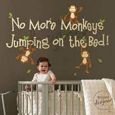 monkey nursery baby wall decals