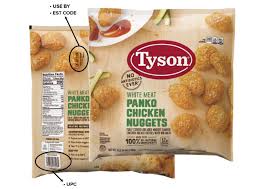 tyson foods recalls panko en nuggets