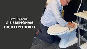 install a birmingham high level toilet