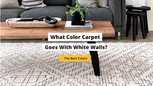what color carpet goes with white walls