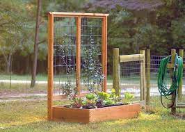 How To Build A Raised Bed And Trellis
