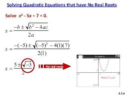 Math 20 1 Chapter 4 Quadratic Equations 4