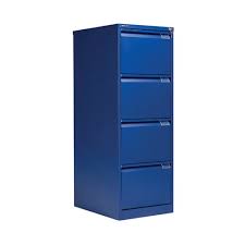 bisley 4 drawer filing cabinet lockable