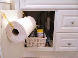Diy Under Sink Paper Towel Holder