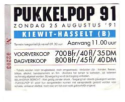 The sncb code on your early bird festival ticket will remain valid for a. Pukkelpop At The Zoo Hasselt On 25 Aug 1991 Last Fm