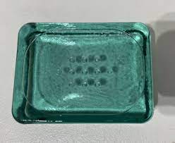Recycled Art Glass Soap Dish Holder