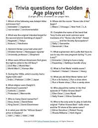 Trick questions are not just beneficial, but fun too! Easy Trivia Questions And Answers For Senior Citizens Printable Quiz Questions And Answers