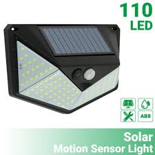 4x Solar 100led Motion Sensor Light
