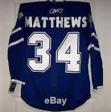 Matthews Reebok Edge 1 0 7187 Toronto Maple Leafs Home Blue