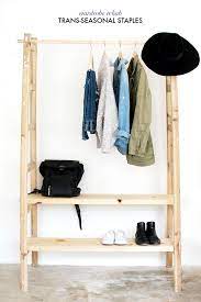 If your clothing rack is small, be strategic about how you fill it to get the most out of your space. Keep Your Wardrobe In Check With Freestanding Clothing Racks