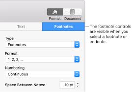 Use Footnotes And Endnotes In Pages On Mac Apple Support