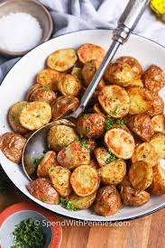 air fryer roasted potatoes ready in 20