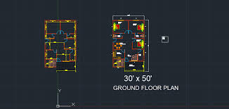 30 X 50 Plot House Plan With Layers