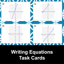 Writing Equations Task Cards