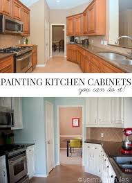 a diy project painting kitchen cabinets