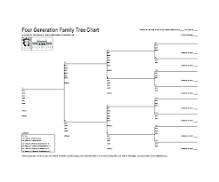 Printable Online Family Tree Maker Excel Template Chart Make With