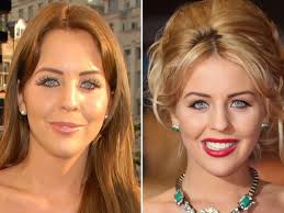 lydia bright shows off new brown hair