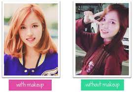 k pop idols without makeup