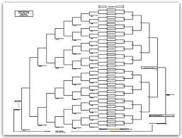 22 X 34 Erasable Tournament Bracket 64 Player Team Double Elimination Blind Draw Chart