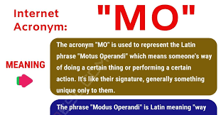 mo meaning what does the well known