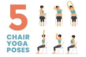 chair yoga poses to make you active in