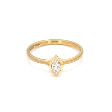 18k yellow gold maverick diamond ring
