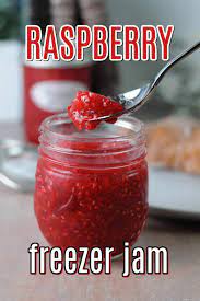 easy raspberry freezer jam sula and e
