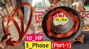 10 hp 3 phase motor winding 3 phase