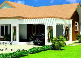 Two Bedrooms House Plan For Ghana