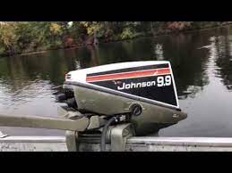 1975 johnson 9 9hp outboard motor you