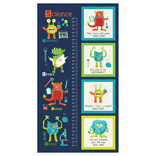 Monster Lab Growth Chart Panel Navy