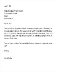 Ideas Of How To Write A Letter Decline Job Offer Brilliant