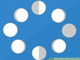 How To Make A Moon Phases Chart 13 Steps With Pictures