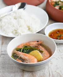 Sinigang is a filipino dish characterized by the sour and savoury tamarind flavored soup. Bulanglang Na Hipon Soup Kawaling Pinoy