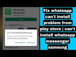 install whatsapp messenger samsung