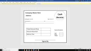 free receipt templates for microsoft word